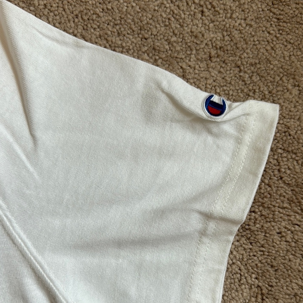 Champion Men's White T-Shirt - Picture 3 of 4